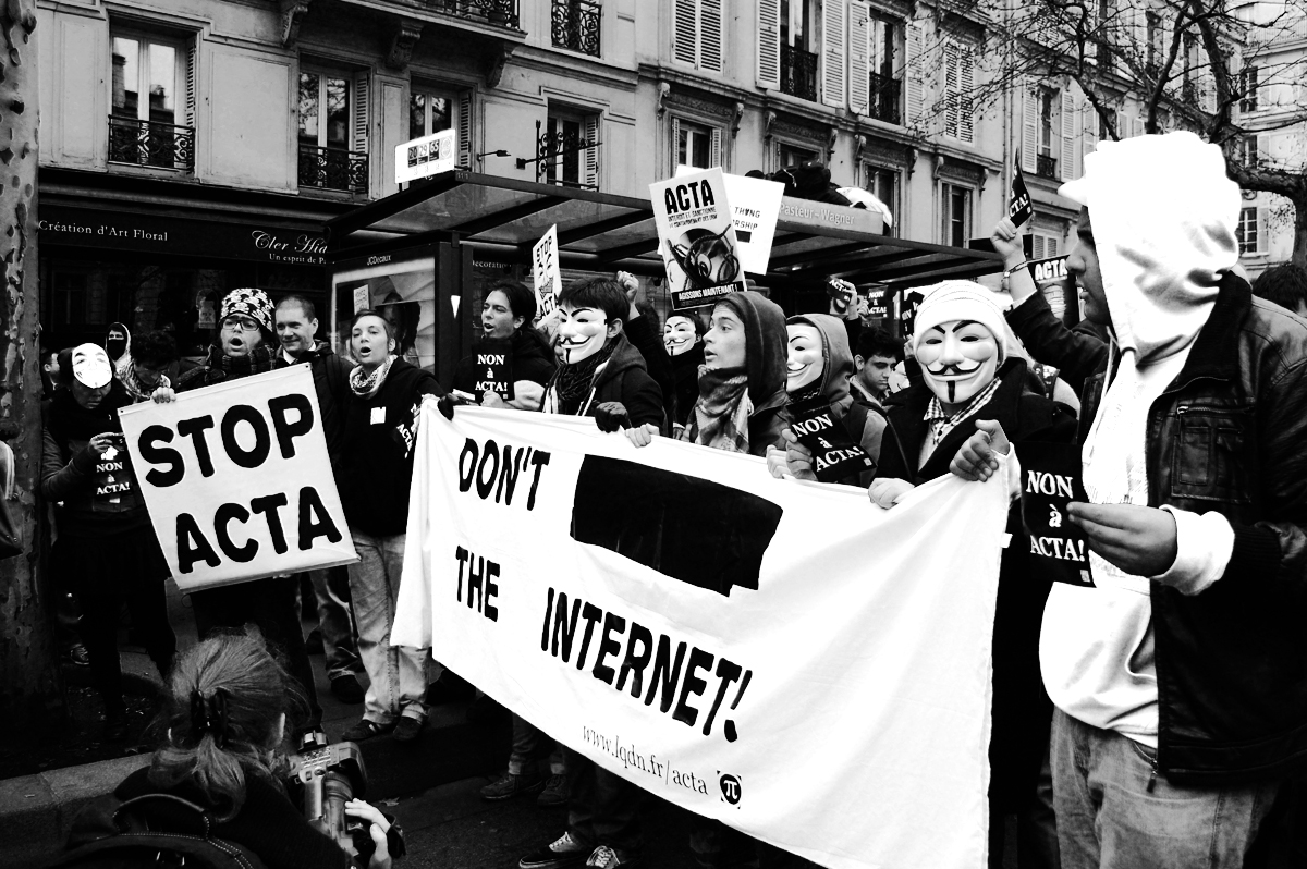 Manif anti-ACTA